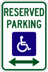 r7-8 reseved handicapped signs